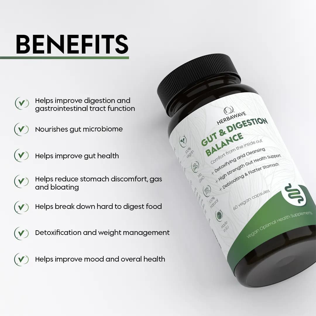 Gut & Digestion Balance - Benefits