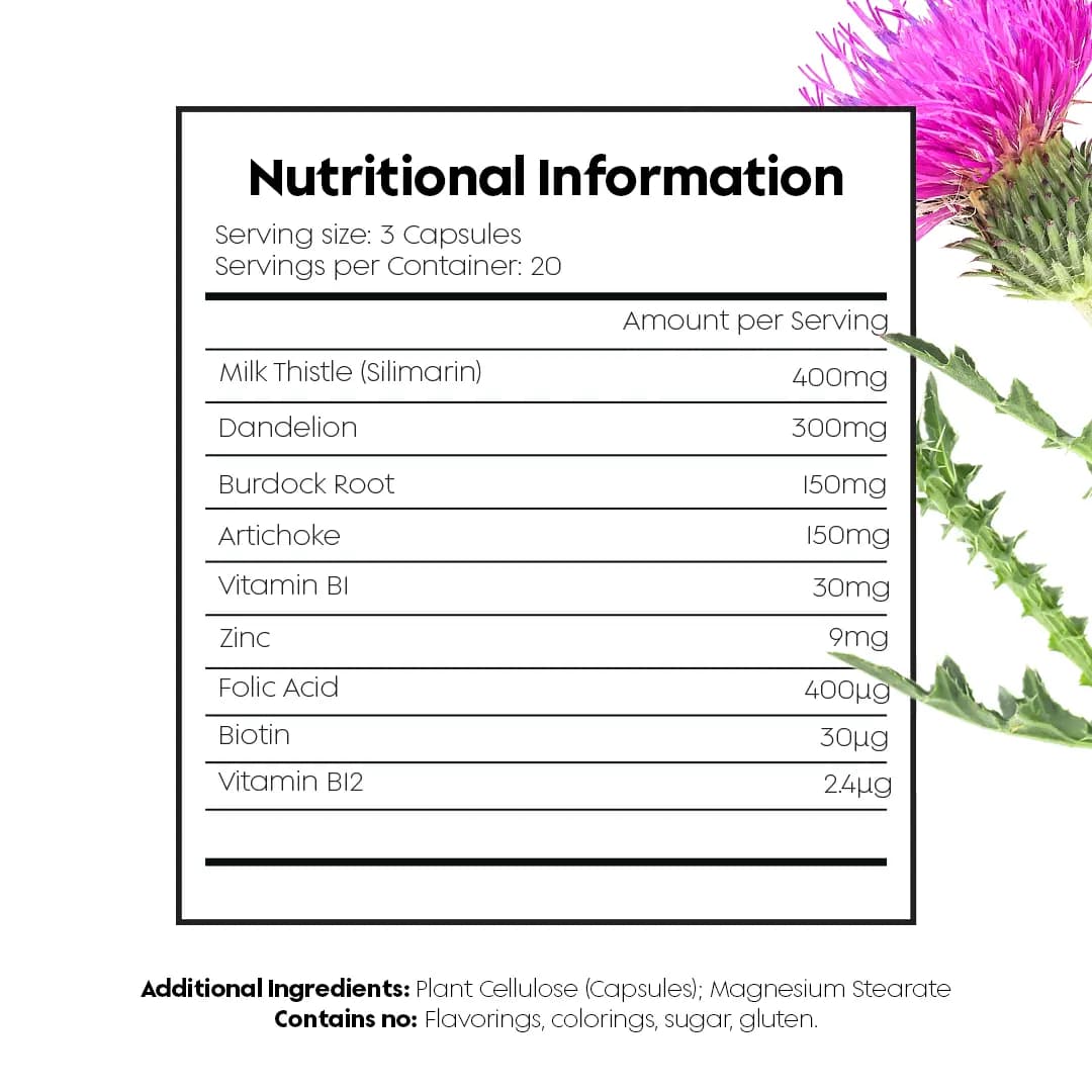 Liver Wellness - Nutritional Information